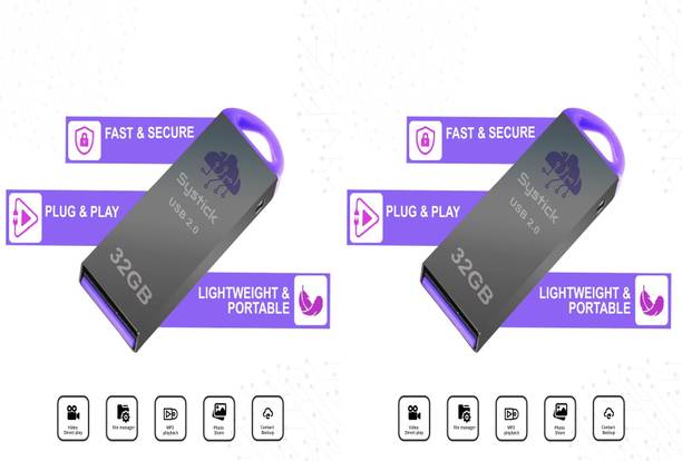 VGPCYS S-101 32 GB Pen Drive Compatible with Desktop Computer, Gaming Console, Laptop, Mobile, Television USB 2.0 Metal Case