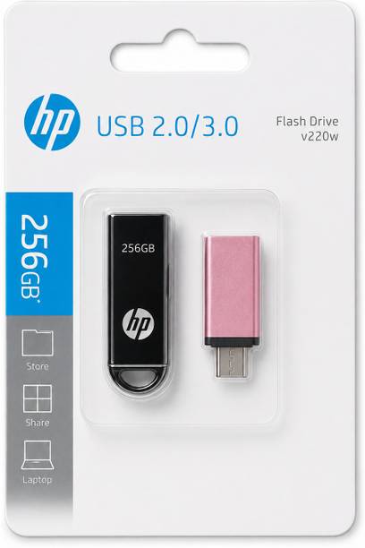 HP GNS v256w 256 GB Pen Drive Compatible with Audio Player, Desktop Computer, Gaming Console, Laptop, Mobile, Netbook, Tablet, Television USB 3.0 Metal Case