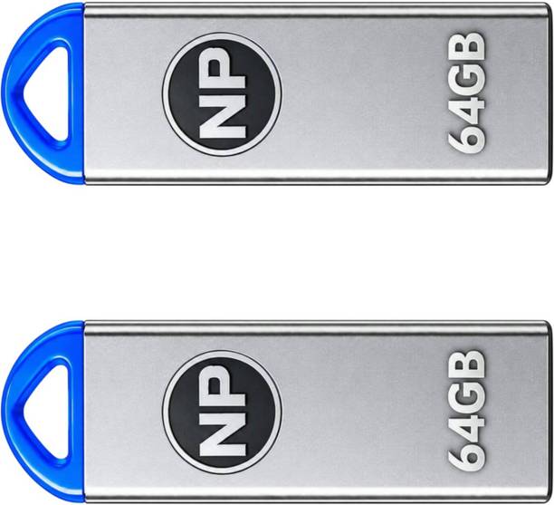 NP 64GB+64GB PenDrive COMBO Pack 64 GB OTG Drive Compatible with Audio Player, Desktop Computer, Gaming Console, Laptop, Mobile, Netbook, Tablet, Television USB 2.0 Metal Case