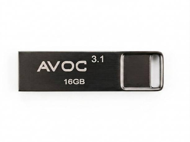 AVOC FLASH Ultra Speed PRO 16 GB Pen Drive Compatible with Desktop Computer, Laptop, Television, Audio Player USB 3.0, USB 3.1 Metal Case