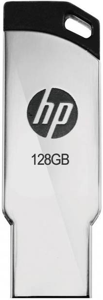 HP v236W 128 GB Pen Drive Compatible with Audio Player, Desktop Computer, Gaming Console, Laptop, Mobile, Netbook, Tablet, Television USB 2.0 Metal Case