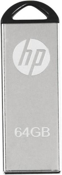 HP V22Ox 64 GB Pen Drive Compatible with Desktop Computer, Laptop USB 2.0 Metal Case