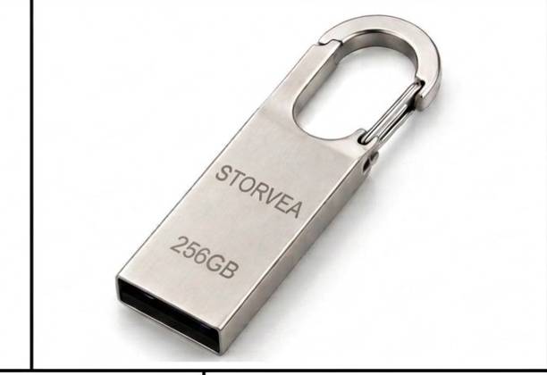 Storvea 256gb pendrive 256 GB Pen Drive Compatible with Laptop, Mobile, Tablet, Audio Player, Desktop Computer, Gaming Console USB 3.0, USB 1.1, USB 2.0 Plastic Case