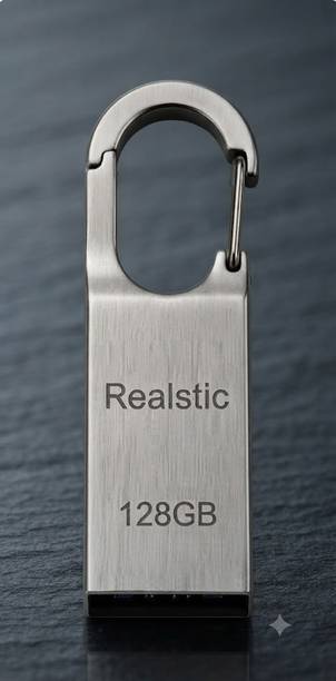 Realstic 128 GB Pen Drive 128 GB Pen Drive Compatible with Audio Player, Desktop Computer, Gaming Console, Laptop, Mobile, Netbook, Tablet, Television USB 3.0 Metal Case