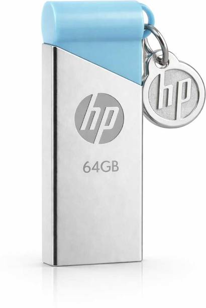 HP V215B 64 GB Pen Drive Compatible with Audio Player, Desktop Computer, Laptop, Mobile USB 2.0 Metal Case