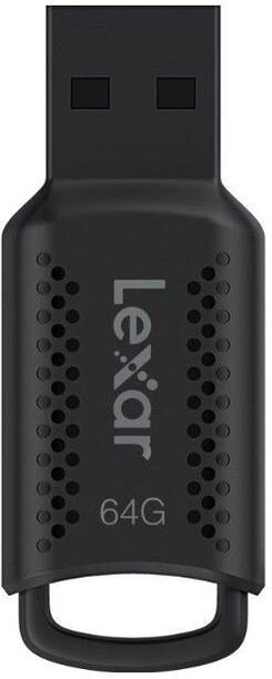 Lexar JumpDrive V400 64GB USB 3.2 Gen 1 Flash Drive (Up to 100MB/s) 64 GB Pen Drive Compatible with Desktop Computer, Mobile USB 3.2 Plastic Case
