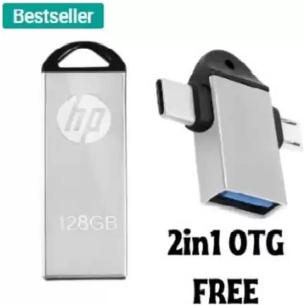 HP 2IN1 OTG FREE V220Y 128 GB Pen Drive