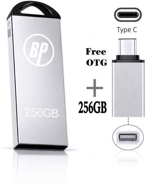 dvrpendrive Pen drive 128gb 256 GB Pen Drive Compatible with Mobile, Laptop, Desktop Computer, Tablet USB 3.0 Metal Case