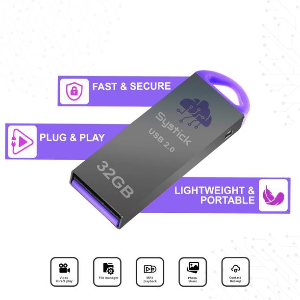 VGPCYS S-101 32 GB Pen Drive Compatible with Desktop Computer, Gaming Console, Laptop, Mobile, Television USB 2.0 Metal Case