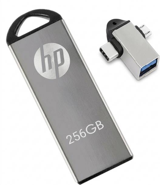 HP x220A-256GB C OTG 256 GB Pen Drive Compatible with Audio Player, Desktop Computer, Gaming Console, Laptop USB 2.0 Metal Case