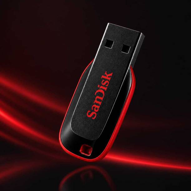 SanDisk Cruzer Blade SDCZ50 128 128 GB Pen Drive Compatible with Audio Player, Desktop Computer, Gaming Console, Laptop, Mobile, Netbook, Tablet, Television USB 2.0 Plastic Case