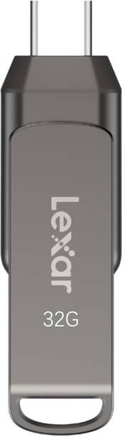 Lexar Dual USB Flash Drive 32GB (Type-C & Type-A, USB 3.1, 100MB/s) 32 GB Pen Drive Compatible with Mobile, Laptop, Desktop Computer USB 3.1 Metal Case