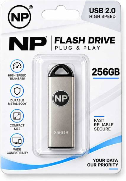 NP 256GB PenDrive Super Quality 256 GB Pen Drive Compatible with Audio Player, Desktop Computer, Gaming Console, Laptop, Mobile, Netbook, Tablet USB 2.0 Metal Case
