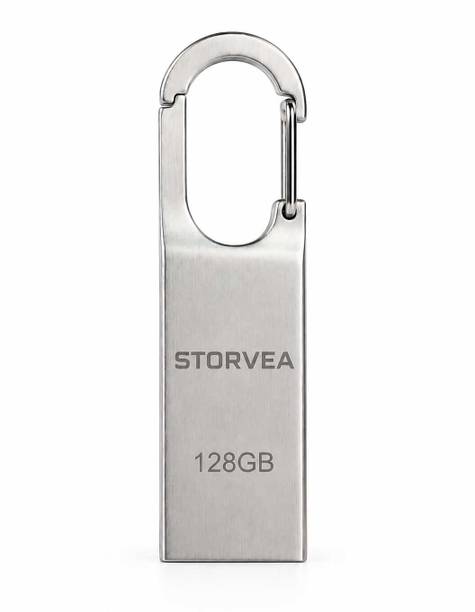 Storvea 128gb pendrive a1 128 GB Pen Drive Compatible with Laptop, Mobile, Tablet, Audio Player, Desktop Computer, Gaming Console USB 3.0, USB 1.1, USB 2.0 Plastic Case