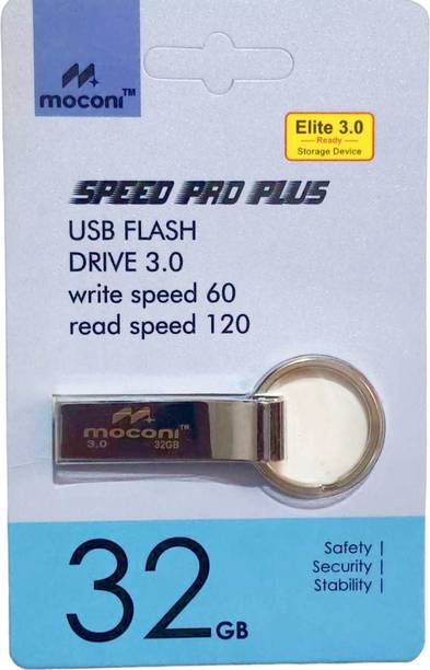 MOCONI F-U3-1001 32 GB Pen Drive Compatible with Desktop Computer, Laptop, Mobile, Tablet, Television USB 3.0 Metal Case