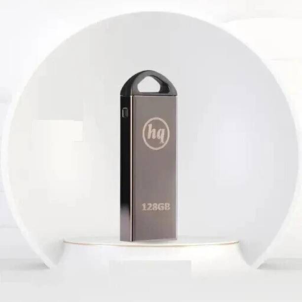 Hq 128 GB USB 2.O PENDRIVE 128 GB Pen Drive Compatible with Audio Player, Desktop Computer, Gaming Console, Laptop, Mobile, Netbook, Tablet, Television USB 2.0 Metal Case
