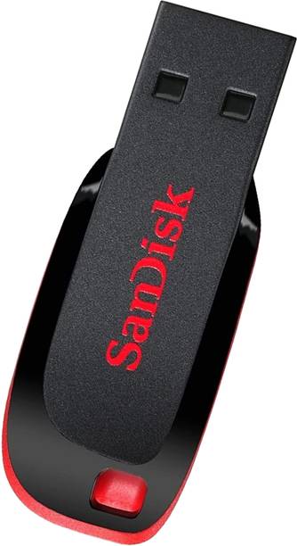 SanDisk Cruzer Blade SDCZ50-128G-I 128 GB Pen Drive Compatible with Desktop Computer, Laptop USB 2.0 Plastic Case