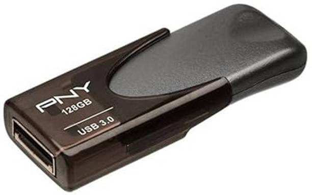 PNY USB 3.2 Pen Drive 128GB Turbo Attaché 4 128 GB Pen Drive Compatible with Laptop, Desktop Computer USB 3.0 Plastic Case