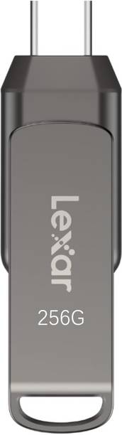 Lexar Dual USB Flash Drive 256GB (Type-C & Type-A, USB 3.1, 100MB/s) 256 GB Pen Drive Compatible with Mobile, Laptop, Desktop Computer USB 3.1 Metal Case