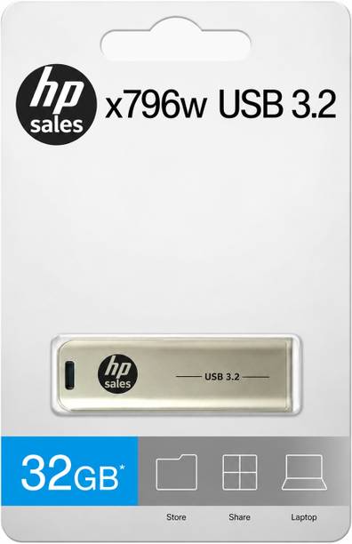 HPsales x796w 32gb Usb Pendrive 3.2 32 GB Pen Drive Compatible with Desktop Computer, Laptop, Mobile USB 3.2 Metal Case