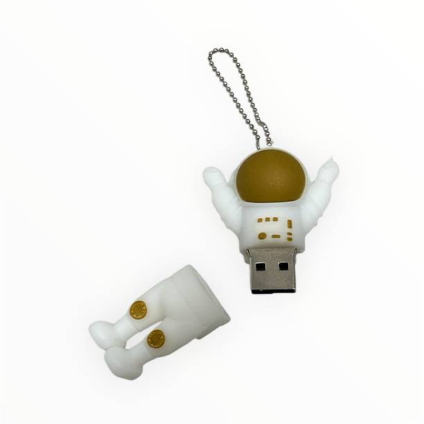 Techbae SPACEMAN SHAPE 32 GB Pen Drive Compatible with Audio Player, Television, Audio Player, Desktop Computer USB 2.0 Rubber Case