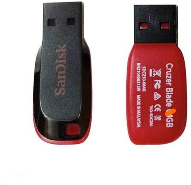 SanDisk Cruzer Blade 128 GB Pen Drive Compatible with Desktop Computer, Laptop USB 2.0 Plastic Case