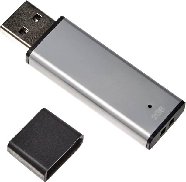 NILOX OEM NEW Pendrive 2GB USB flash drive USB Type-A 2.0 Grey 2 GB Pen Drive Compatible with Mobile, Desktop Computer, Gaming Console, Laptop USB 2.0 Metal Case