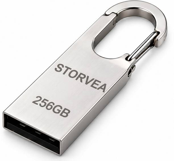 Storvea 256gb pendrive o 256 GB Pen Drive Compatible with Laptop, Mobile, Tablet, Audio Player, Desktop Computer, Gaming Console USB 3.0, USB 1.1, USB 2.0 Plastic Case