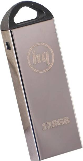 Hq USB 2.0 FLASH DRIVE 128GB PEN DRIVE 128 GB Pen Drive Compatible with Audio Player, Desktop Computer, Gaming Console, Laptop, Mobile, Netbook, Tablet, Television USB 2.0 Metal Case