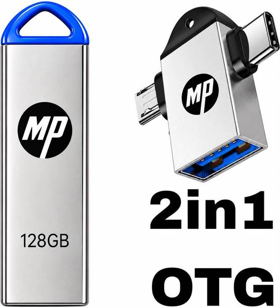 MCP V220 128 GB Pen Drive Compatible with Audio Player, Desktop Computer, Gaming Console, Laptop, Mobile, Netbook, Tablet, Television USB 2.0, USB 3.0 Metal Case