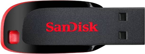 SanDisk Cruze Blade SDCZ50 128 GB Pen Drive Compatible with Audio Player, Desktop Computer, Laptop, Mobile, Television USB 2.0 Plastic Case