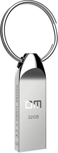 DM PD086 32GB High-Speed Waterproof Metal Pendrive for PC, Laptop, Mac Book 32 GB Pen Drive Compatible with Mobile, Netbook, Desktop Computer, Television, Tablet, Laptop USB 2.0 Metal Case