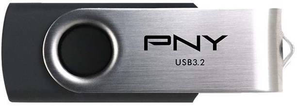 PNY MM-FD32ATR-64GB 64 GB Pen Drive Compatible with Desktop Computer, Laptop, Television USB 3.2 Metal Case