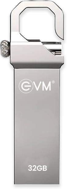 EVM EVMPD/32GB 32 GB Pen Drive Compatible with Desktop Computer, Laptop, Television USB 2.0 Metal Case