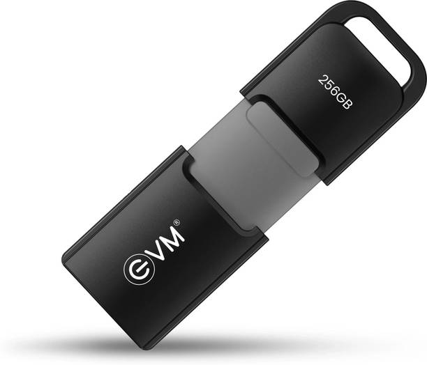 EVM ENX/256G 256 GB Pen Drive Compatible with Laptop, Desktop Computer, Audio Player, Television USB 3.2 Plastic Case