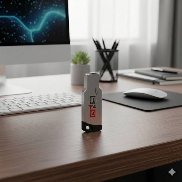 GNS World G-55 flash 128 GB Pen Drive Compatible with Laptop, Audio Player, Television, Desktop Computer USB 3.0, USB 2.0 Metal Case