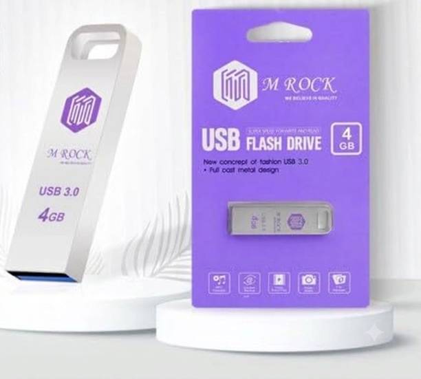 M Rock USB Flash Drive 3.0 Pendrive For Data Storage 32 GB Pen Drive Compatible with Laptop, Mobile, Gaming Console USB 3.0 Metal Case