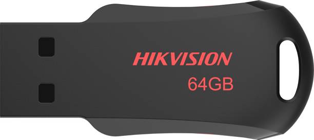 HIKVISION M200R 64 GB Pen Drive Compatible with Audio Player, Laptop, Desktop Computer, Television USB 2.0 Plastic Case