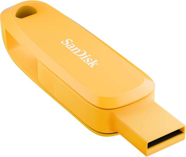 SanDisk SDDDC6-256G-I46YD 256 GB OTG Drive Compatible with Laptop, Desktop Computer, Mobile USB 3.2 Plastic Case