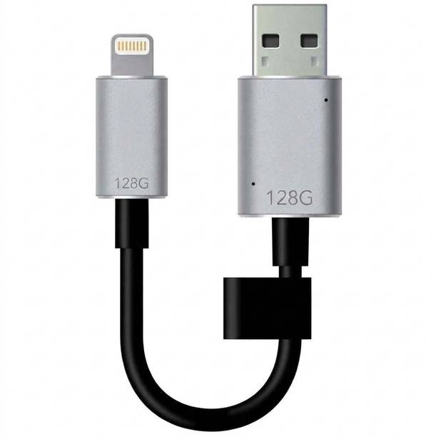 Carecase OEM Flash Drive OTG For iPhones, iPads - C20i 128GB USB 3.0 Flash Drive 128 GB OTG Drive Compatible with Mobile, Tablet Lightning, USB 3.0 Metal Case