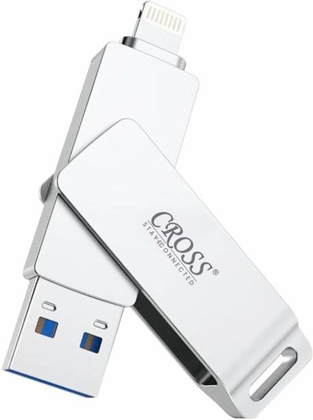 CROSS Ignite X2 3.0 USB PENDRIVE 256 GB OTG Drive Compatible with Mobile, Desktop Computer, Laptop, Tablet, Netbook, Television, Gaming Console, Audio Player Lightning, USB 3.0 Metal Case