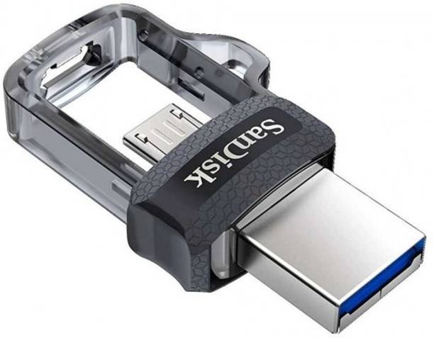 SanDisk M3.0 32 GB OTG Drive USB 3.0 32 GB OTG Drive Compatible with Desktop Computer, Mobile, Tablet, Laptop USB 3.0 Plastic Case