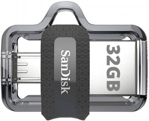 SanDisk M3.0 32 GB OTG Drive USB 3.0 32 GB OTG Drive Compatible with Desktop Computer, Mobile, Tablet, Laptop USB 3.0 Plastic Case