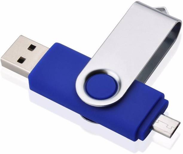 Eshop Rotatable Micro Swivel USB 2.0 Flash Drive for Cell Phones & Tablet PCs 8 GB OTG Drive Compatible with Gaming Console, Desktop Computer, Mobile, Tablet, Television, Audio Player, Laptop USB 2.0 Plastic, Metal Case