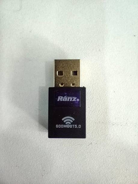 Ranz 2-in-1 USB WiFi Adapter 5G + Bluetooth 5.0 Â– 600 Mbps 4 GB OTG Drive Compatible with Laptop USB 3.2 Plastic Case