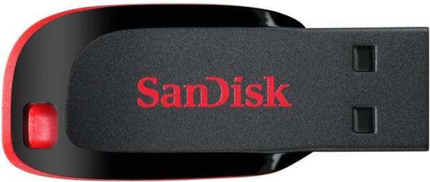 SanDisk Cruzer Blade 32GB USB 2.0 Flash Pendrive 32 GB Pen Drive Compatible with Audio Player, Desktop Computer, Gaming Console, Laptop, Mobile, Netbook, Tablet, Television USB 2.0 Plastic Case