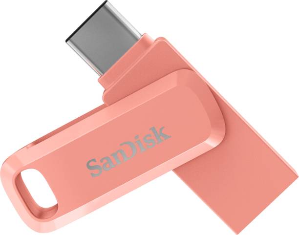 SanDisk SDDDC3-128G-I35PC 128 GB OTG Drive Compatible with Desktop Computer, Mobile, Laptop USB 3.0 Plastic Case