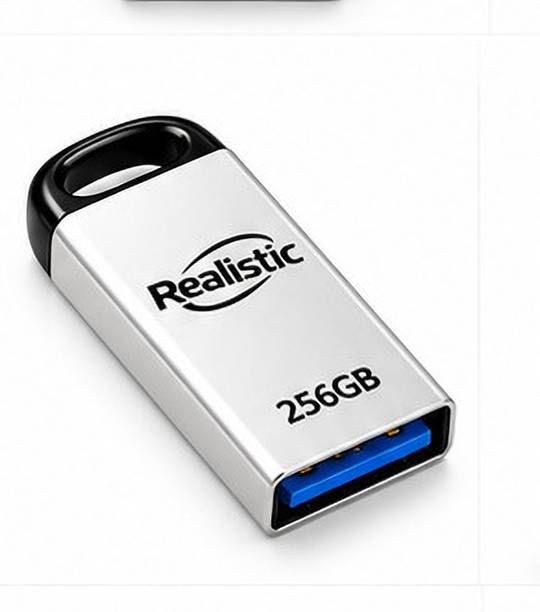 Realstic 256 GB Pen Drive s3 256 GB OTG Drive Compatible with Audio Player, Desktop Computer, Gaming Console, Laptop, Mobile, Netbook, Tablet, Television USB 3.0 Metal Case