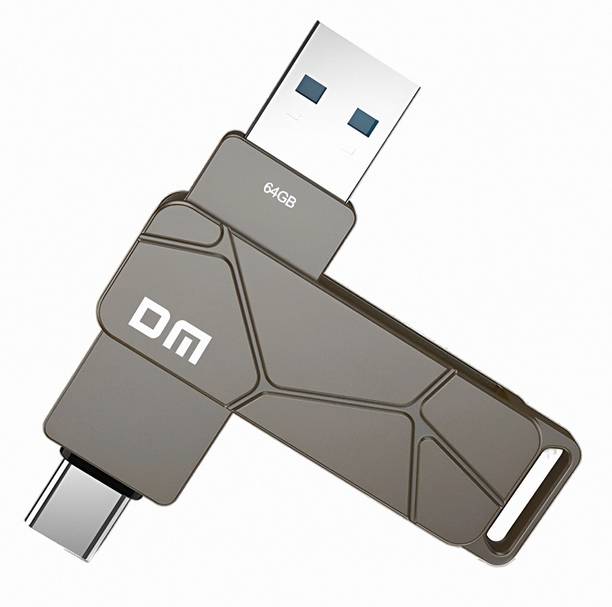 DM PD198 64GB USB 3.2 Gen1 Type C Metal Premium Pendrive for PC, Laptop, Netbook, 64 GB OTG Drive Compatible with Audio Player, Desktop Computer, Gaming Console, Laptop, Mobile, Netbook, Tablet, Television USB 3.2 Metal Case