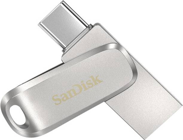 SanDisk Ultra Dual Drive Luxe Type-C 256GB, OTG, Upto 400MB/s, Pendrive, Silver 256 GB OTG Drive Compatible with Desktop Computer, Laptop, Mobile USB 3.2 Metal Case